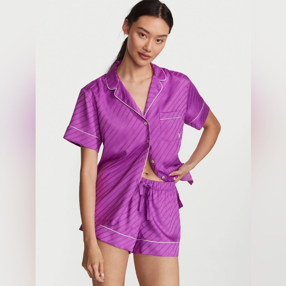 VICTORIA'S SECRET Sexy Satin Short Pajama Set